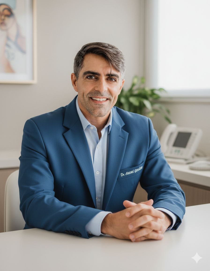Dr. André Gervásio em consultório